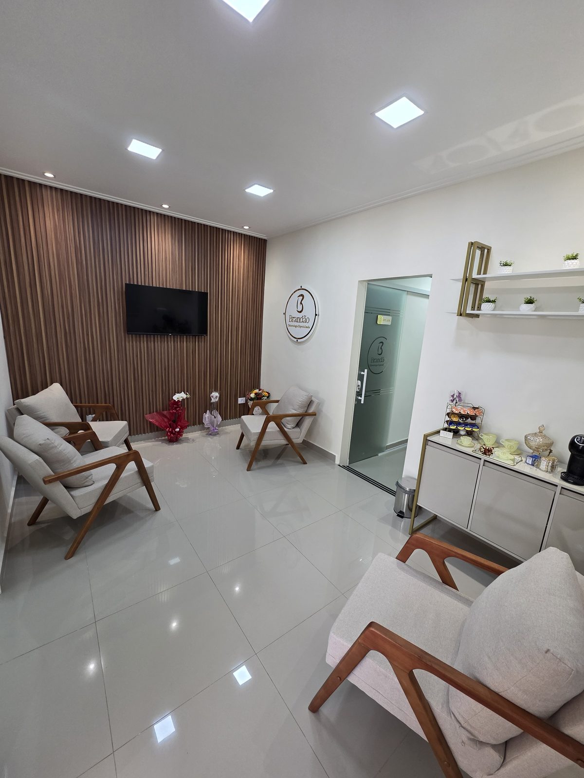Sala de espera da clínica